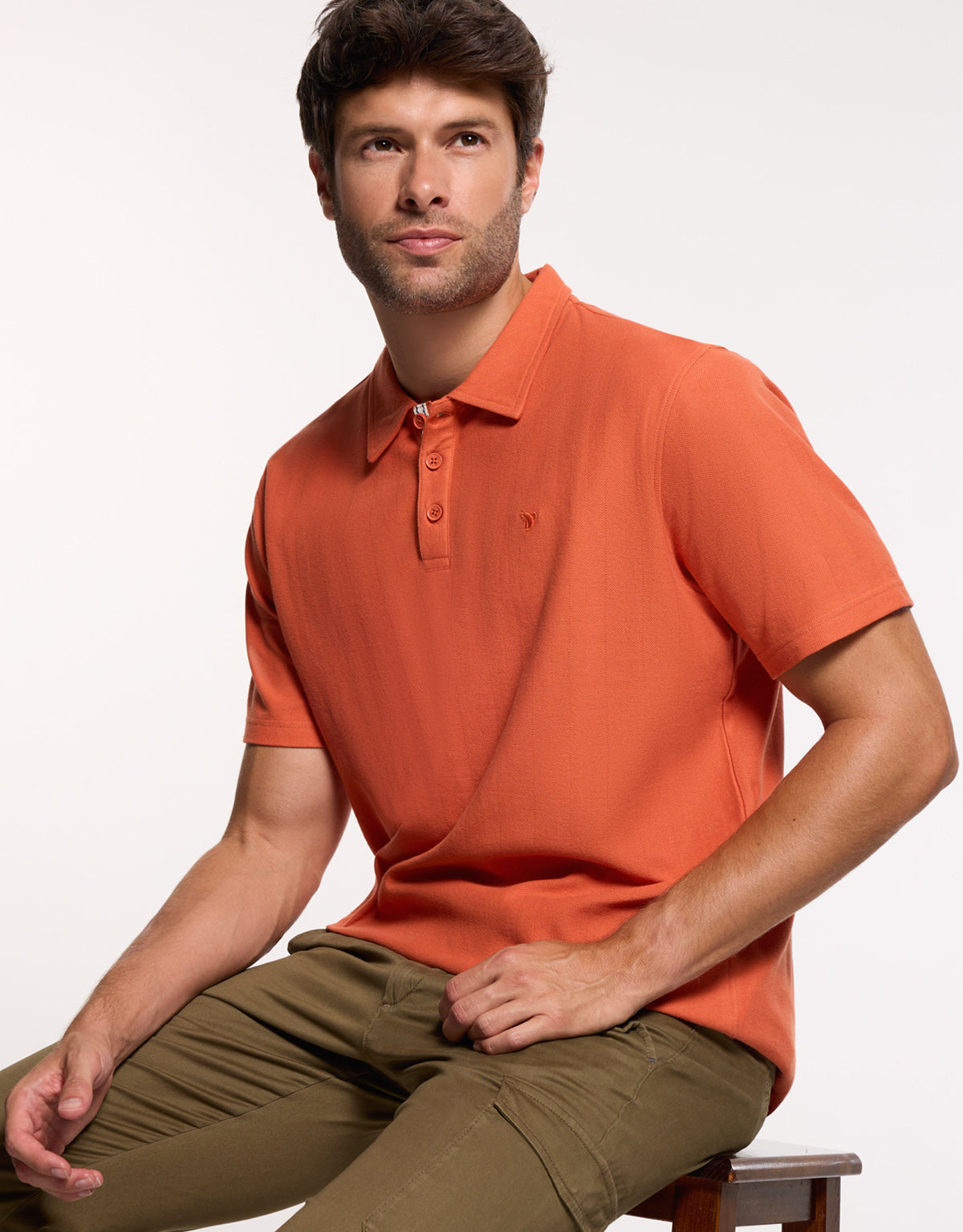 Polo Manga Corta Naranja - Biebu 5