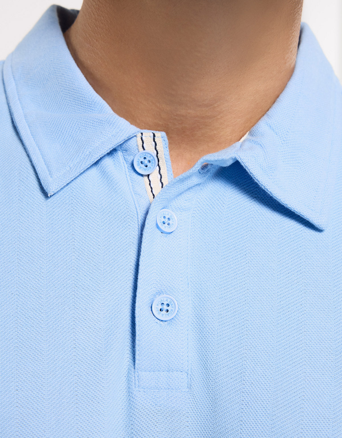 Polo Manga Corta Azul Celeste - Biebu 5