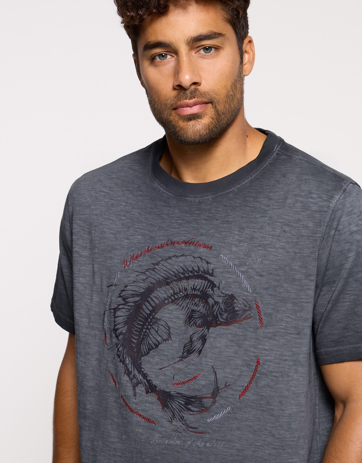 Camiseta Manga Corta Antracita - Urutiana 2