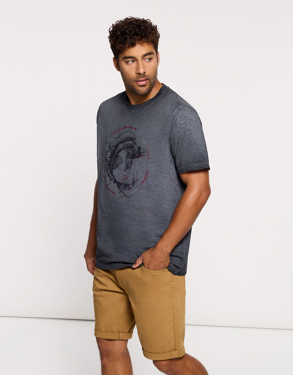 Camiseta Manga Corta Antracita - Urutiana 3