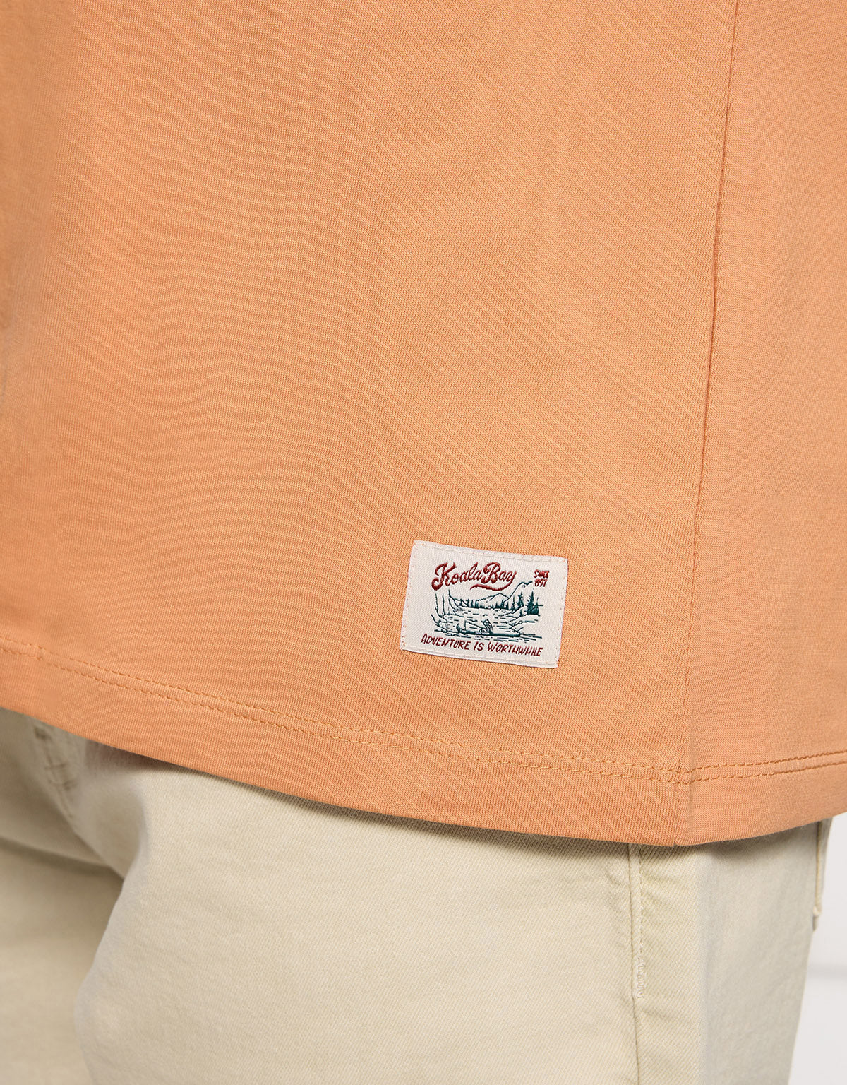 Camiseta Manga Corta Naranja - Beared 4