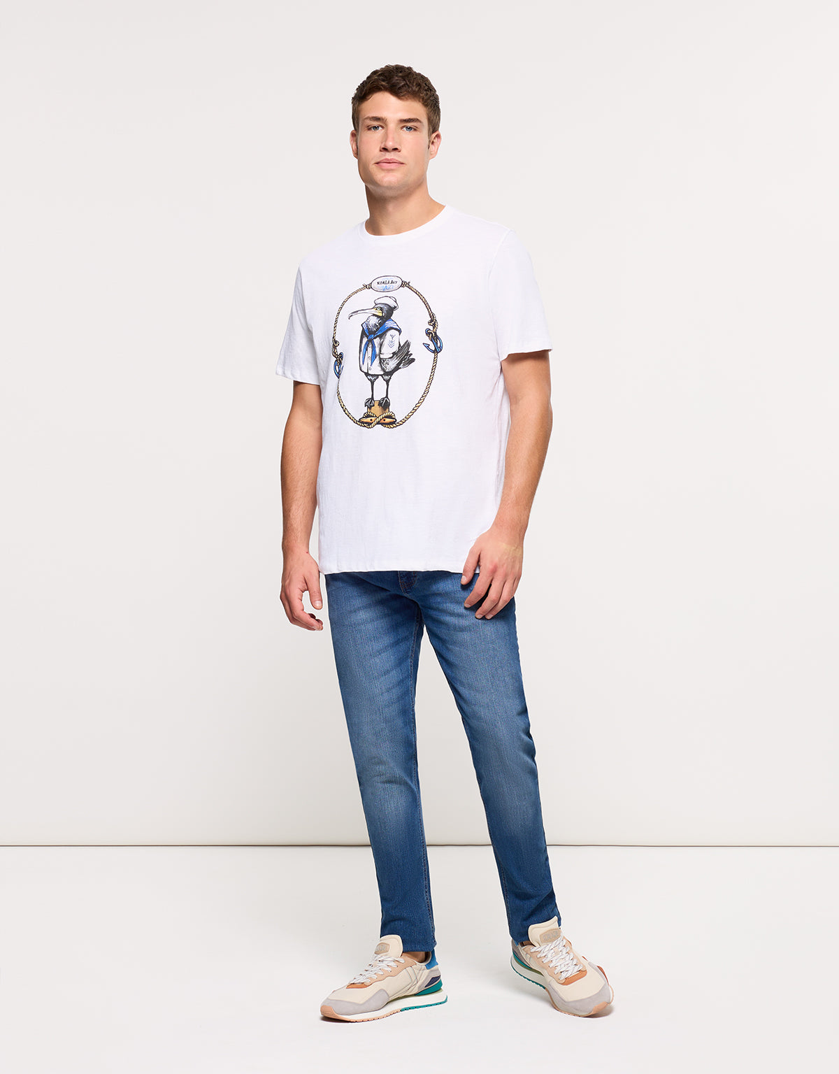 Camiseta Manga Corta Blanca - Cormor 7