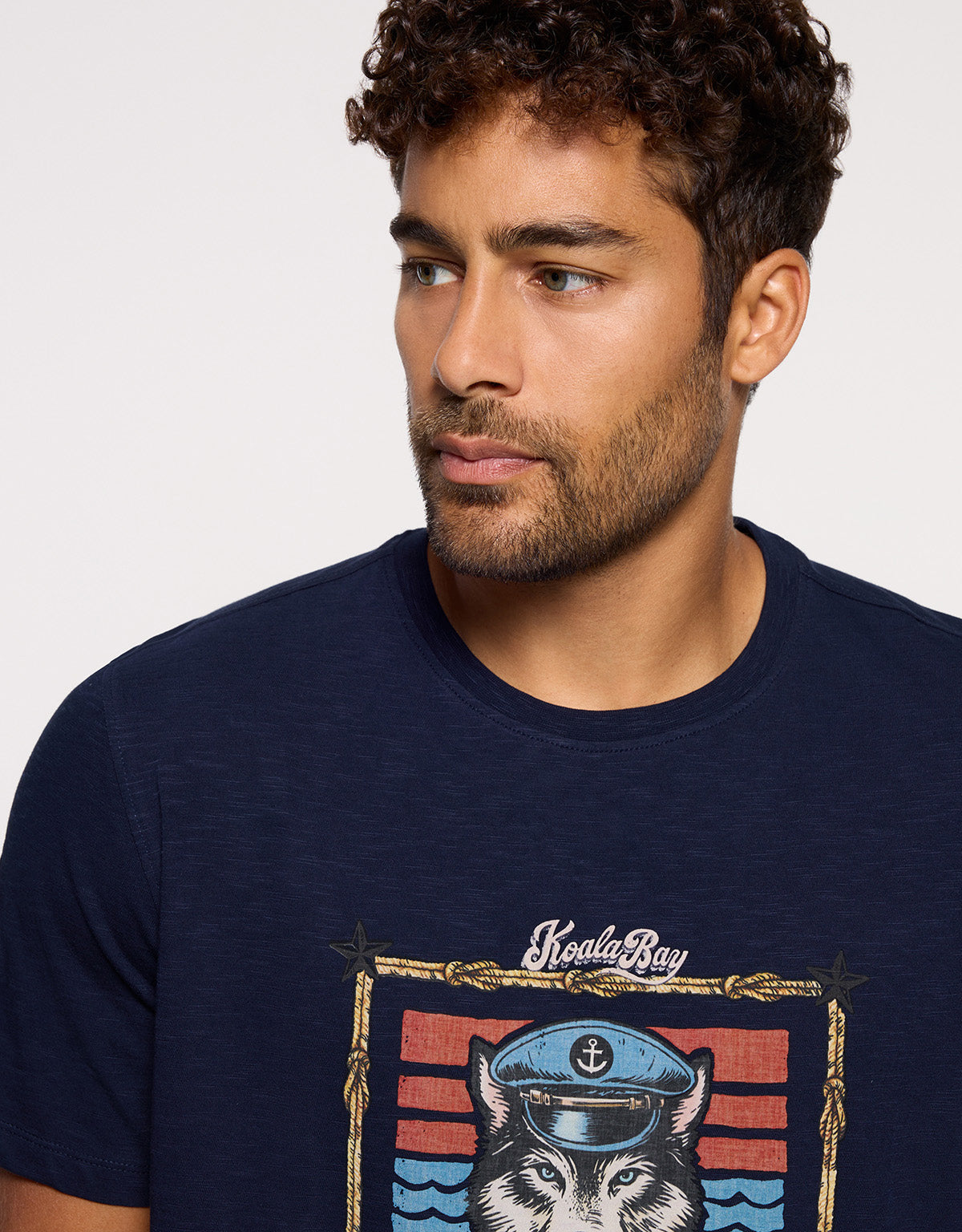 Camiseta Manga Corta Azul Marino - Loberine 1