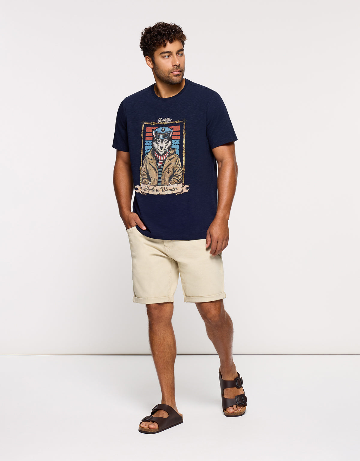 Camiseta Manga Corta Azul Marino - Loberine 5