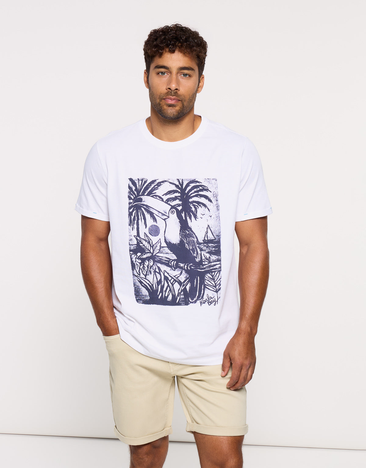 Camiseta Manga Corta Blanco - Mazer 2