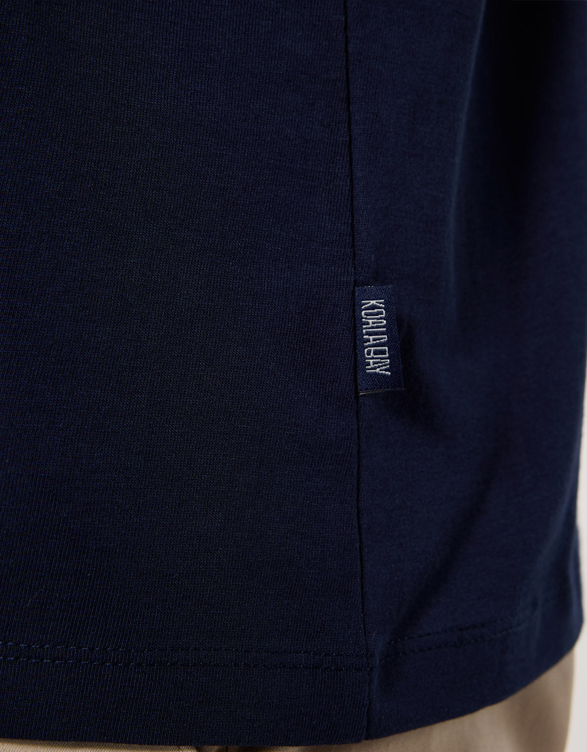 Camiseta Manga Corta Azul Marino - Steady 6