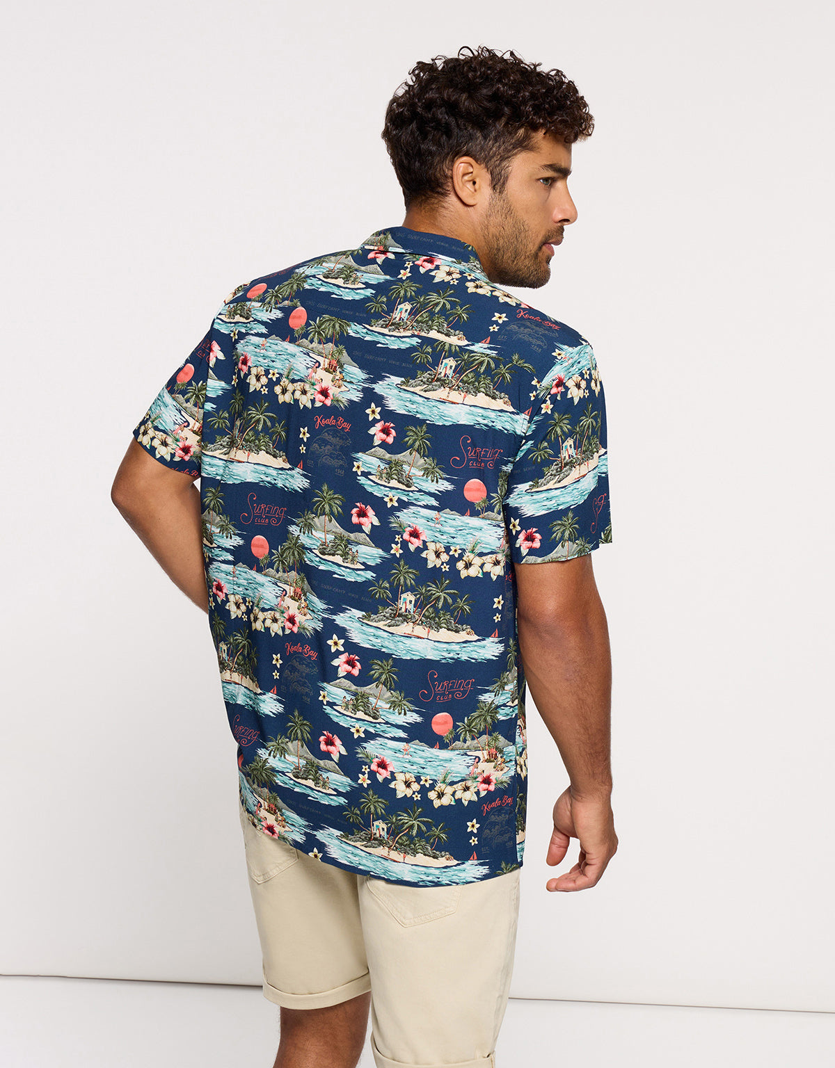 Camisa Manga Corta Azul Marino - Cashito 3