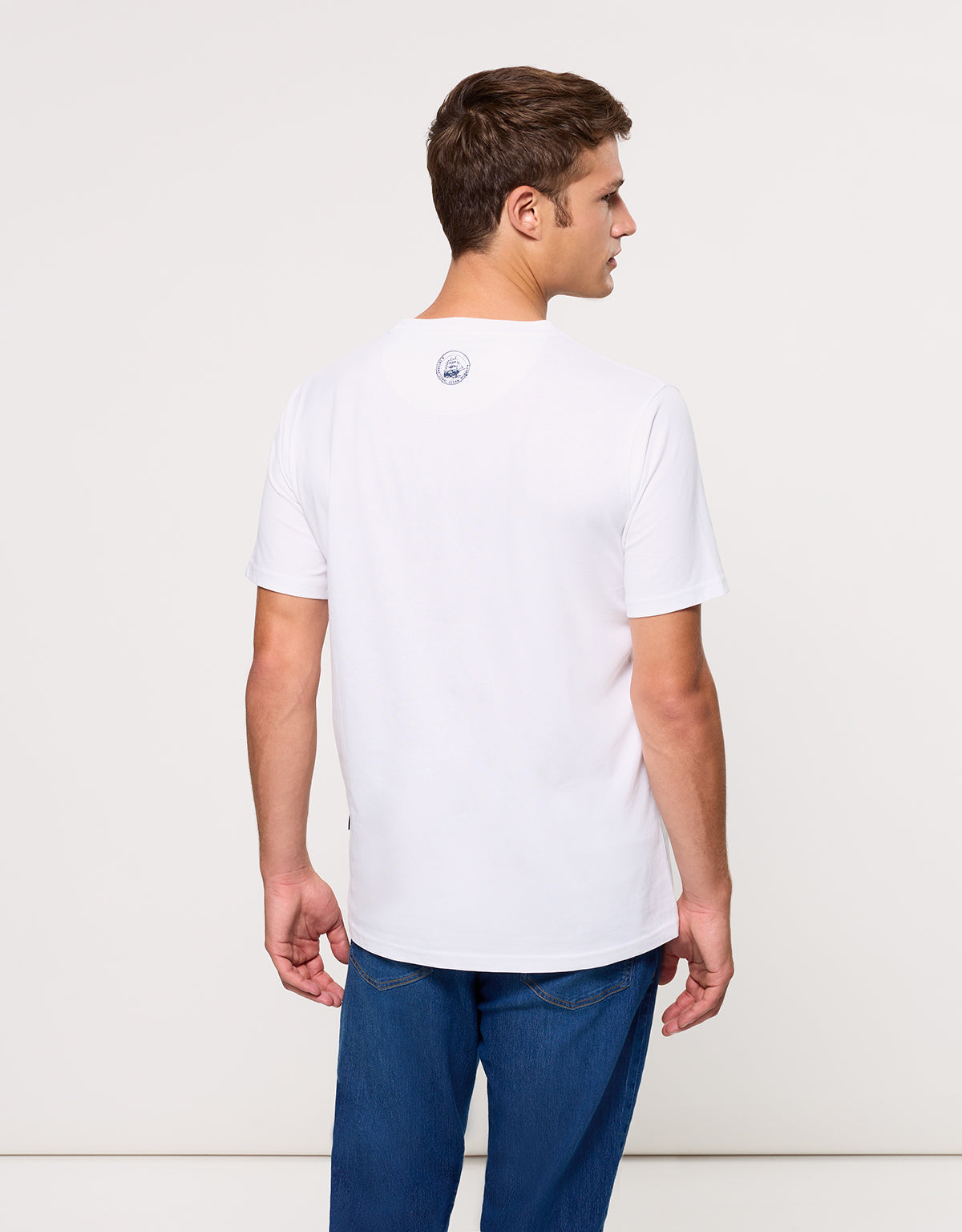 Camiseta Manga Corta Blanca - Mainboat 4