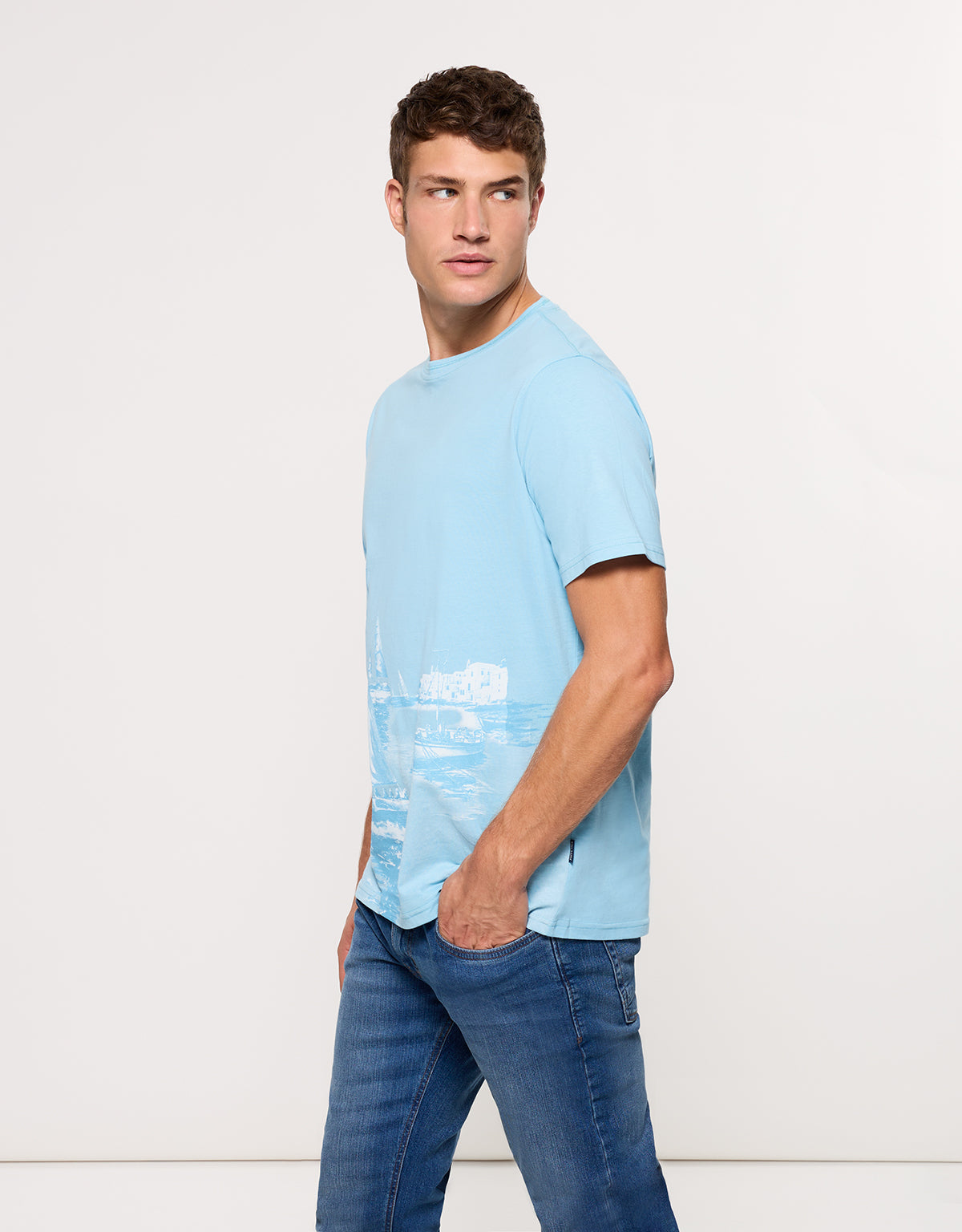 Camiseta Manga Corta Azul - Mainboat 3