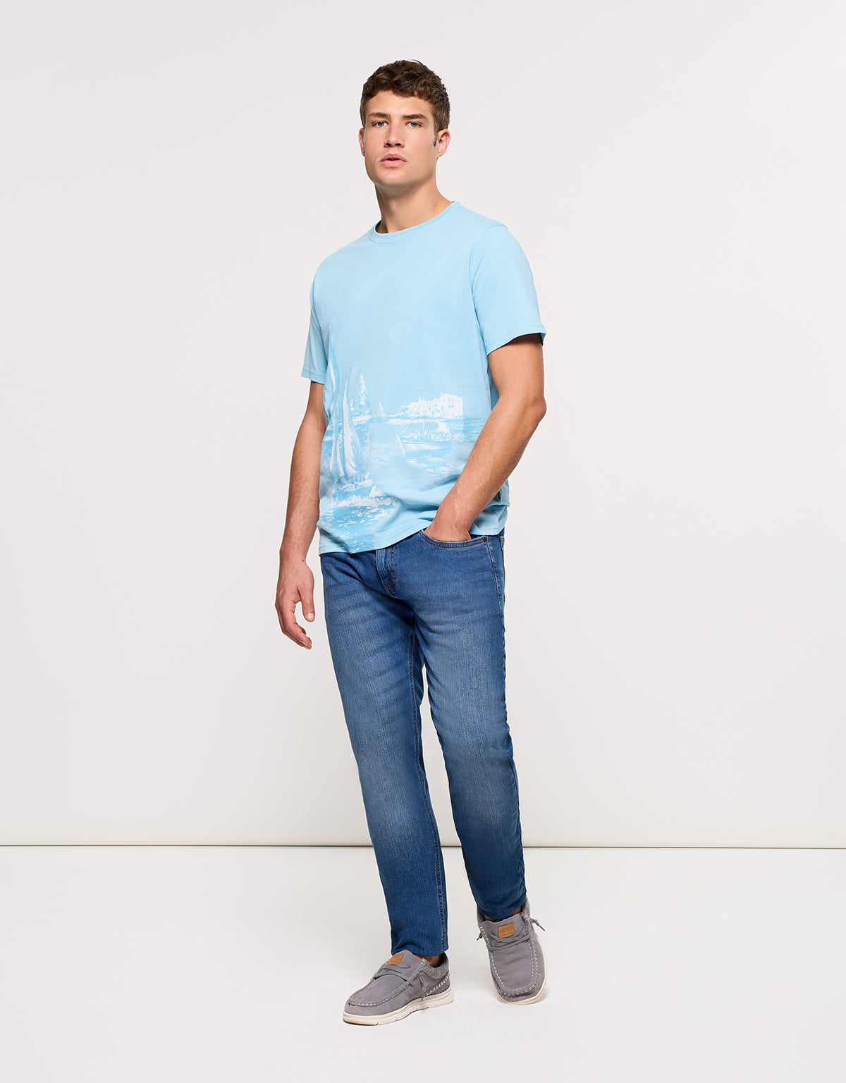 Camiseta Manga Corta Azul - Mainboat 7