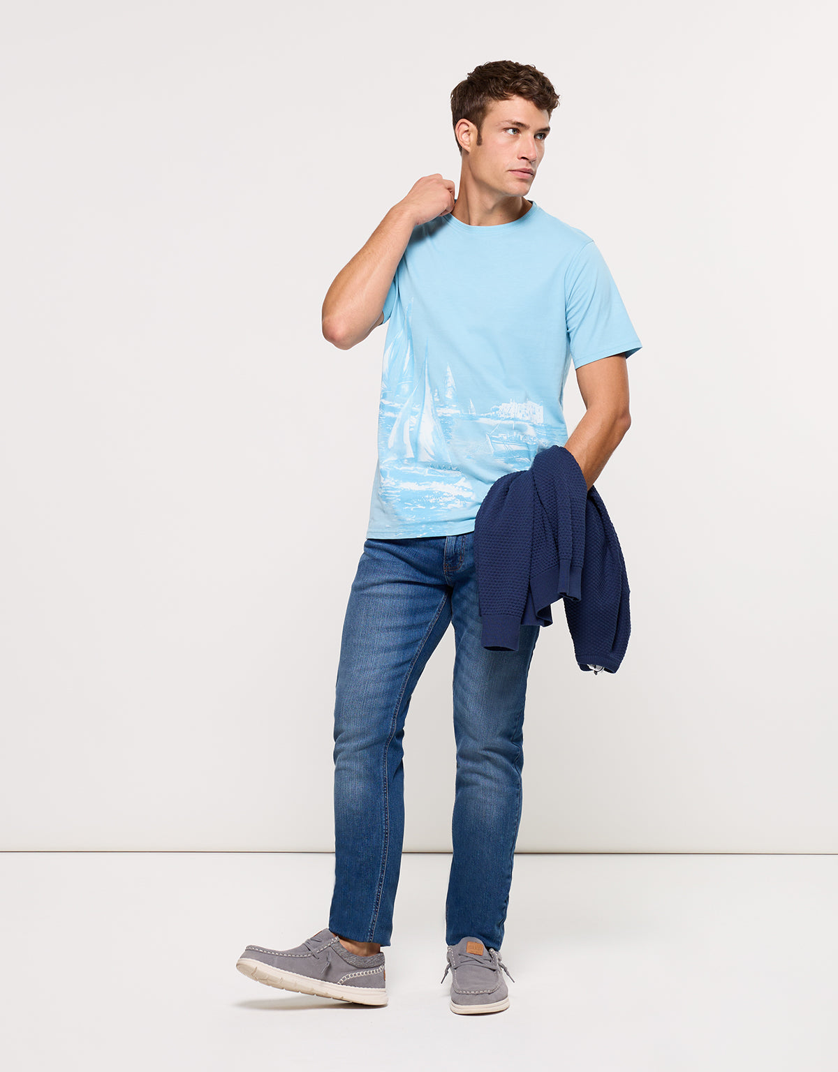 Camiseta Manga Corta Azul - Mainboat 8