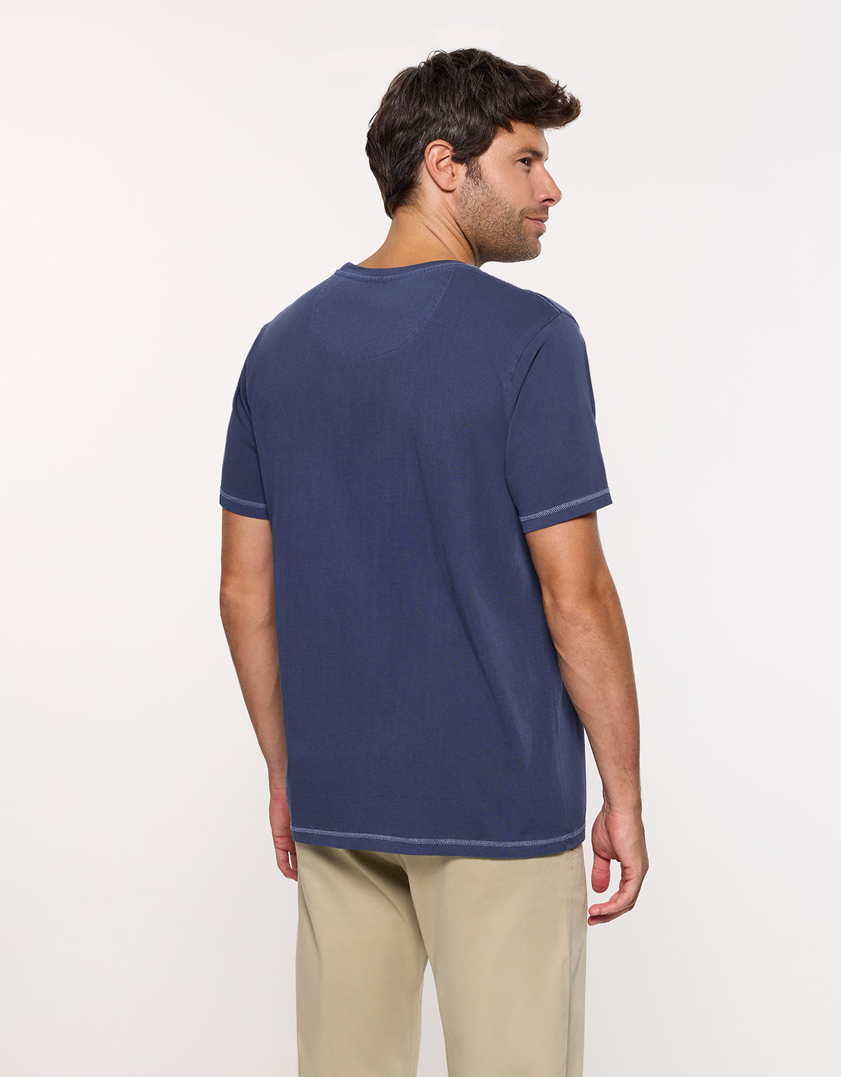 Camiseta Manga Corta Azul Matino - Gstin2 4