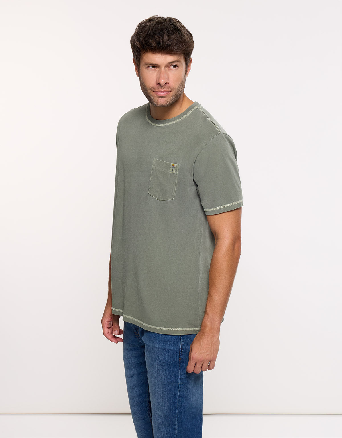 Camiseta Manga Corta Caqui - Gstin2 3