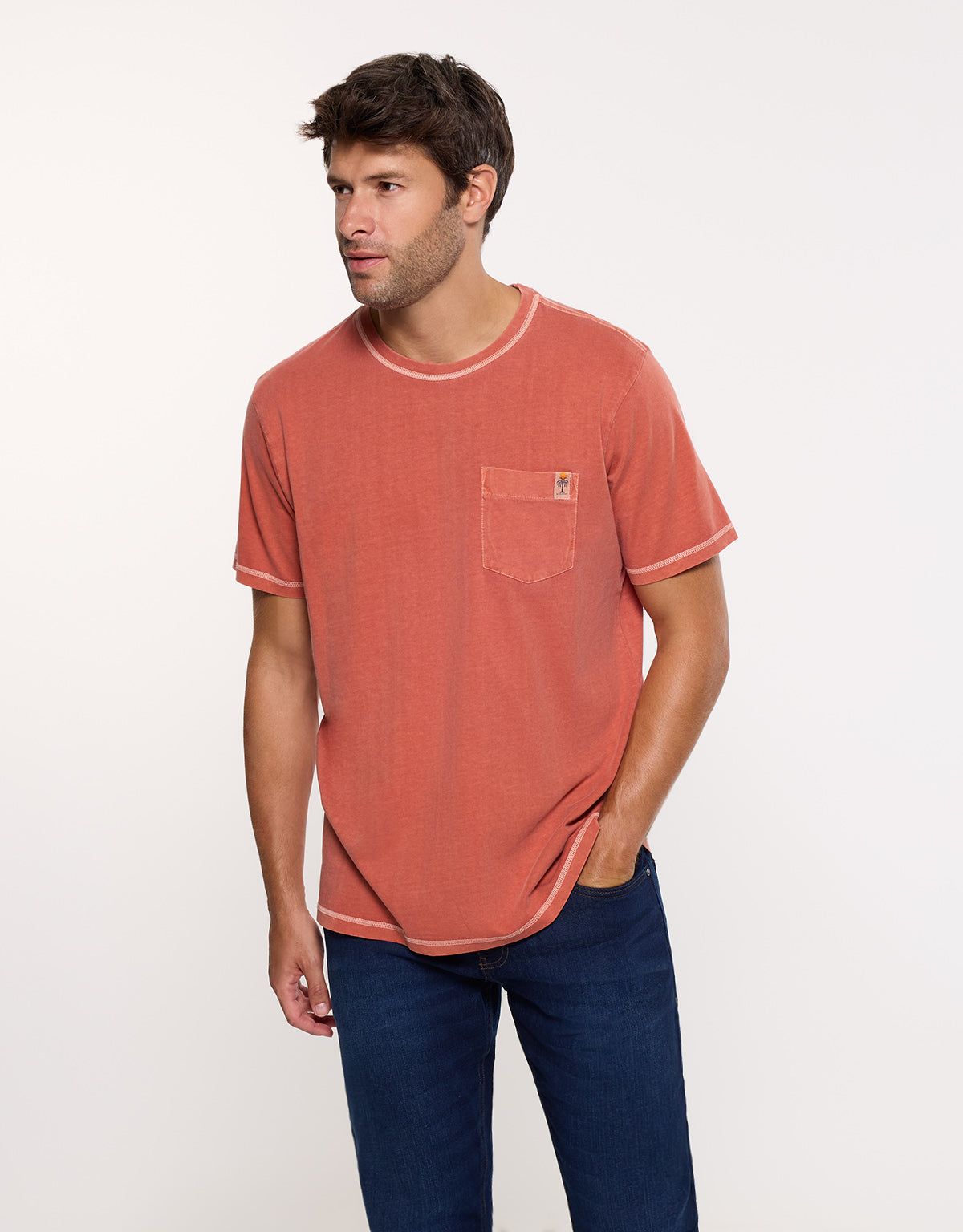 Camiseta Manga Corta Naranja - Gstin2 3