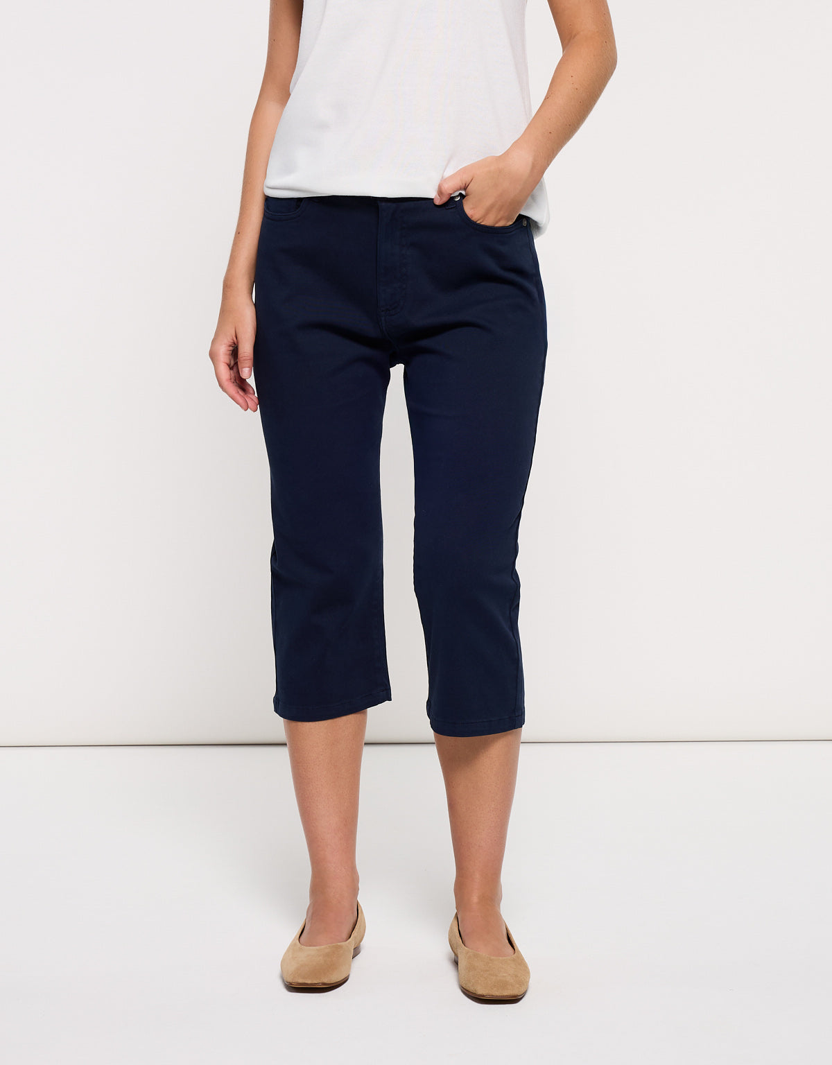 Pantalón Pirata Azul Marino - Capriela