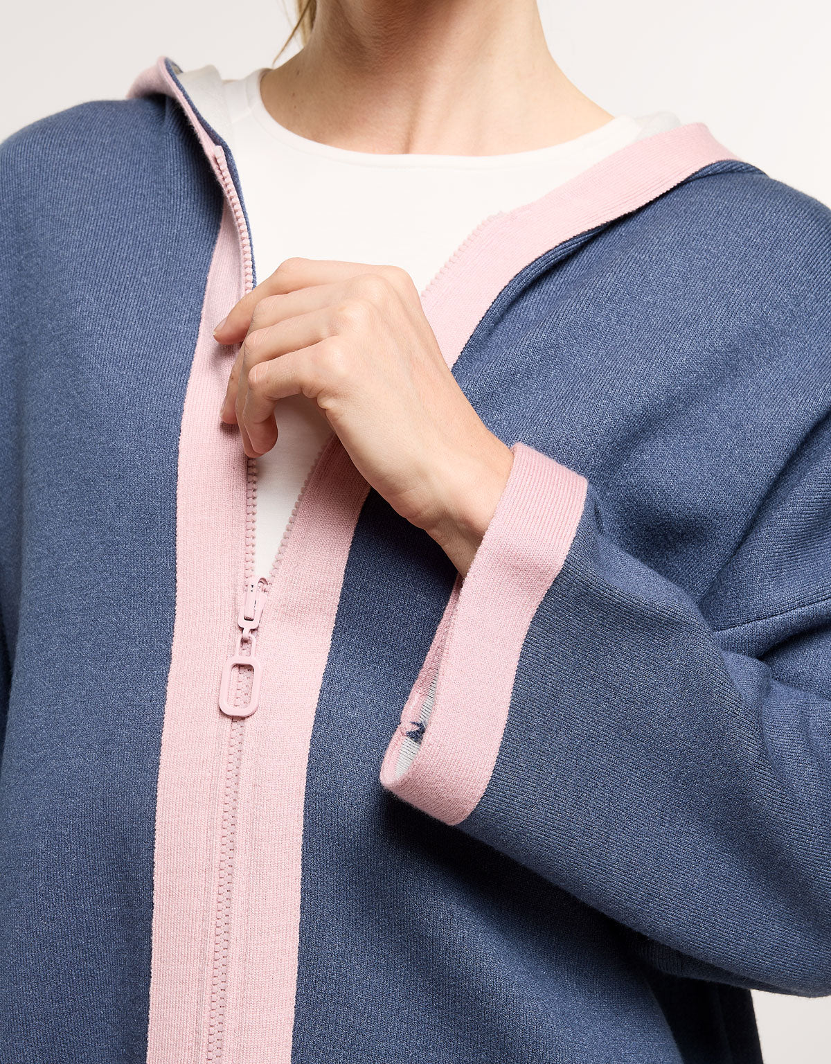 Chaqueta Poncho Azul Marino - Melbina-7