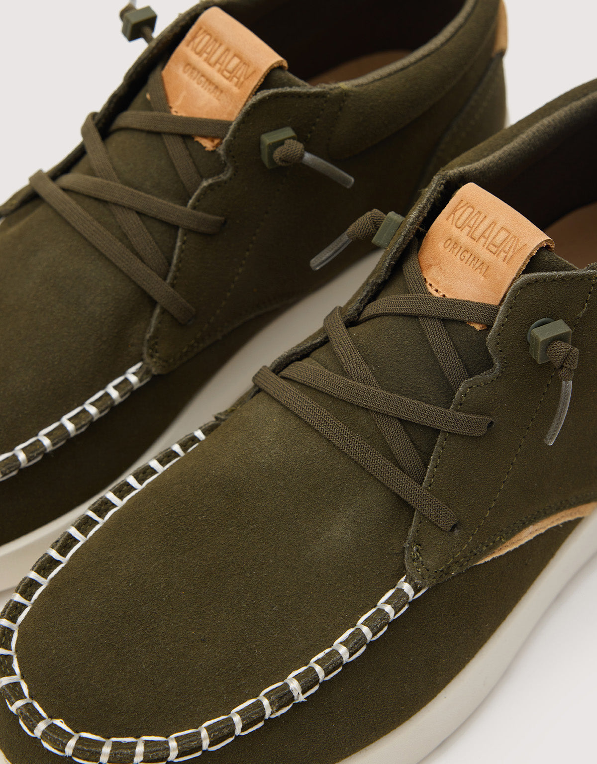 Botín Casual Caqui de Serraje - Timber 3