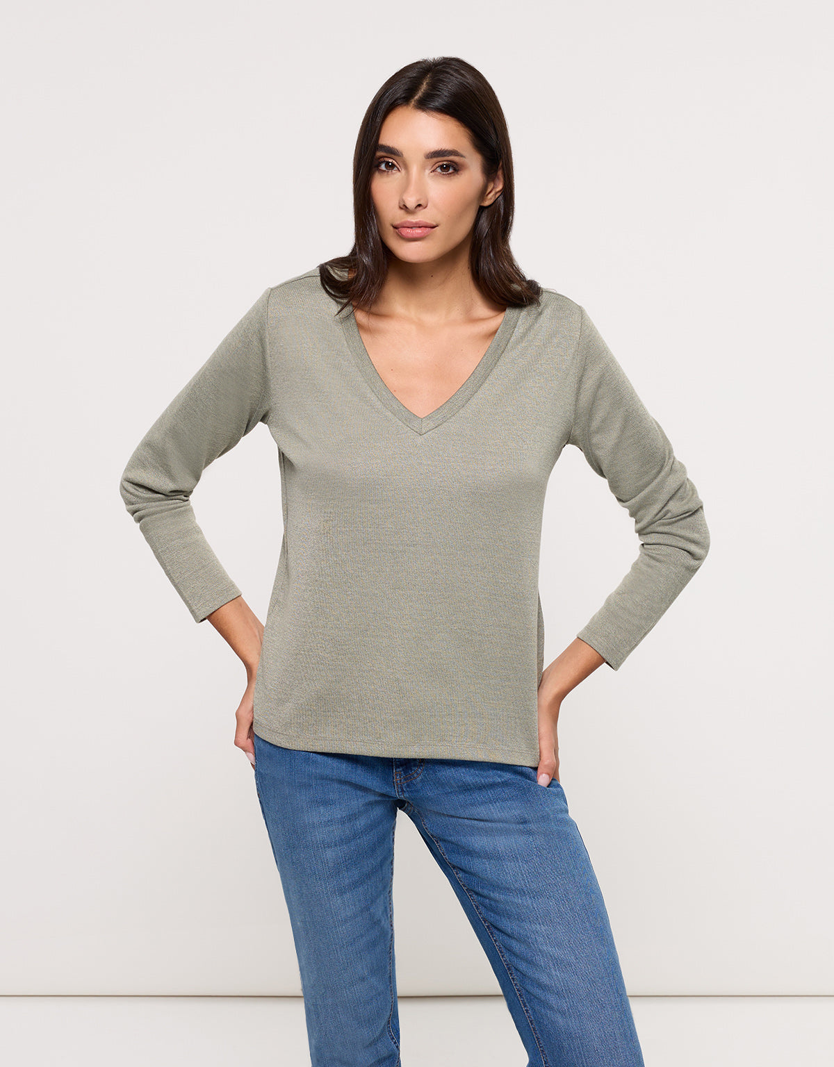 Camiseta Manga Larga Caqui - Imarama