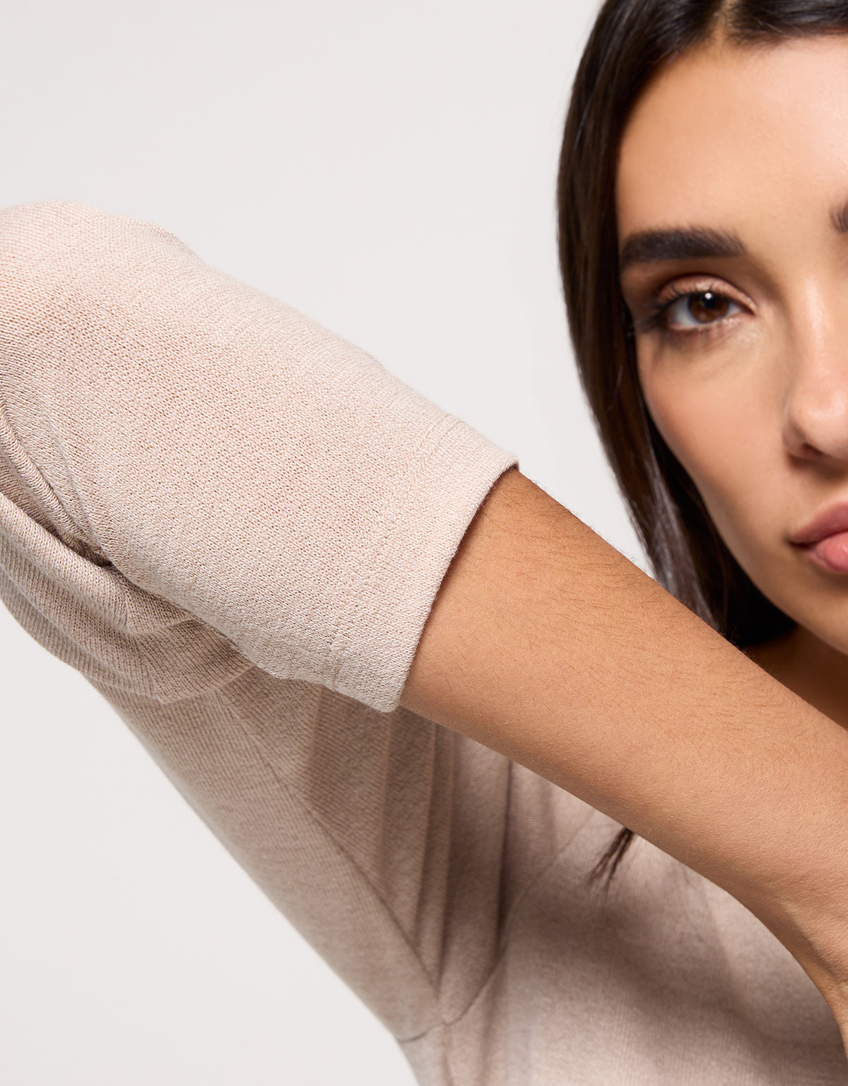 Camiseta Manga Larga Beige - Imarama 5