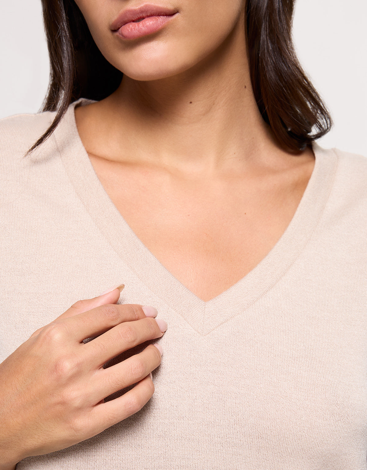 Camiseta Manga Larga Beige - Imarama  6