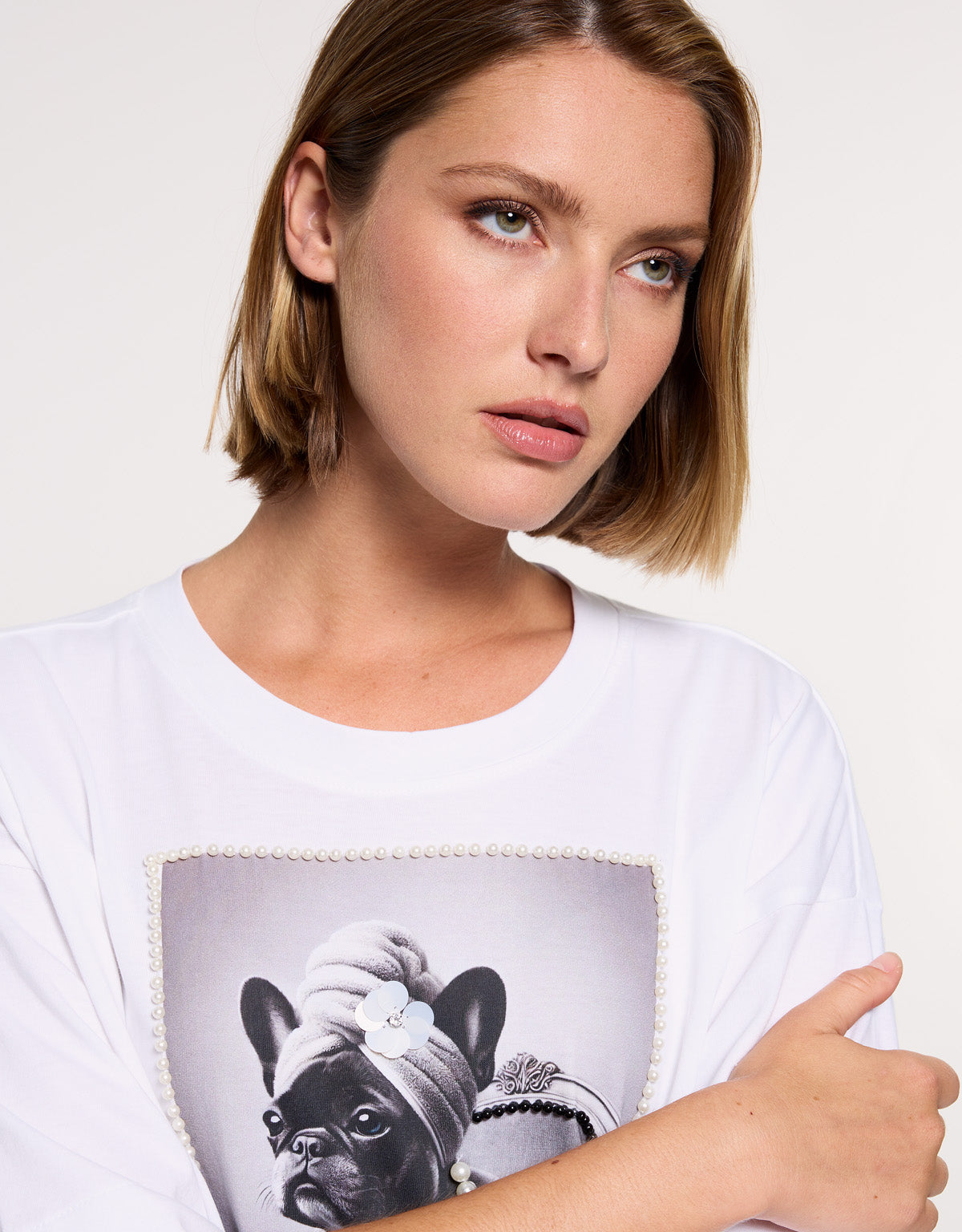 Camiseta Manga Corta Blanco - Dogy 2