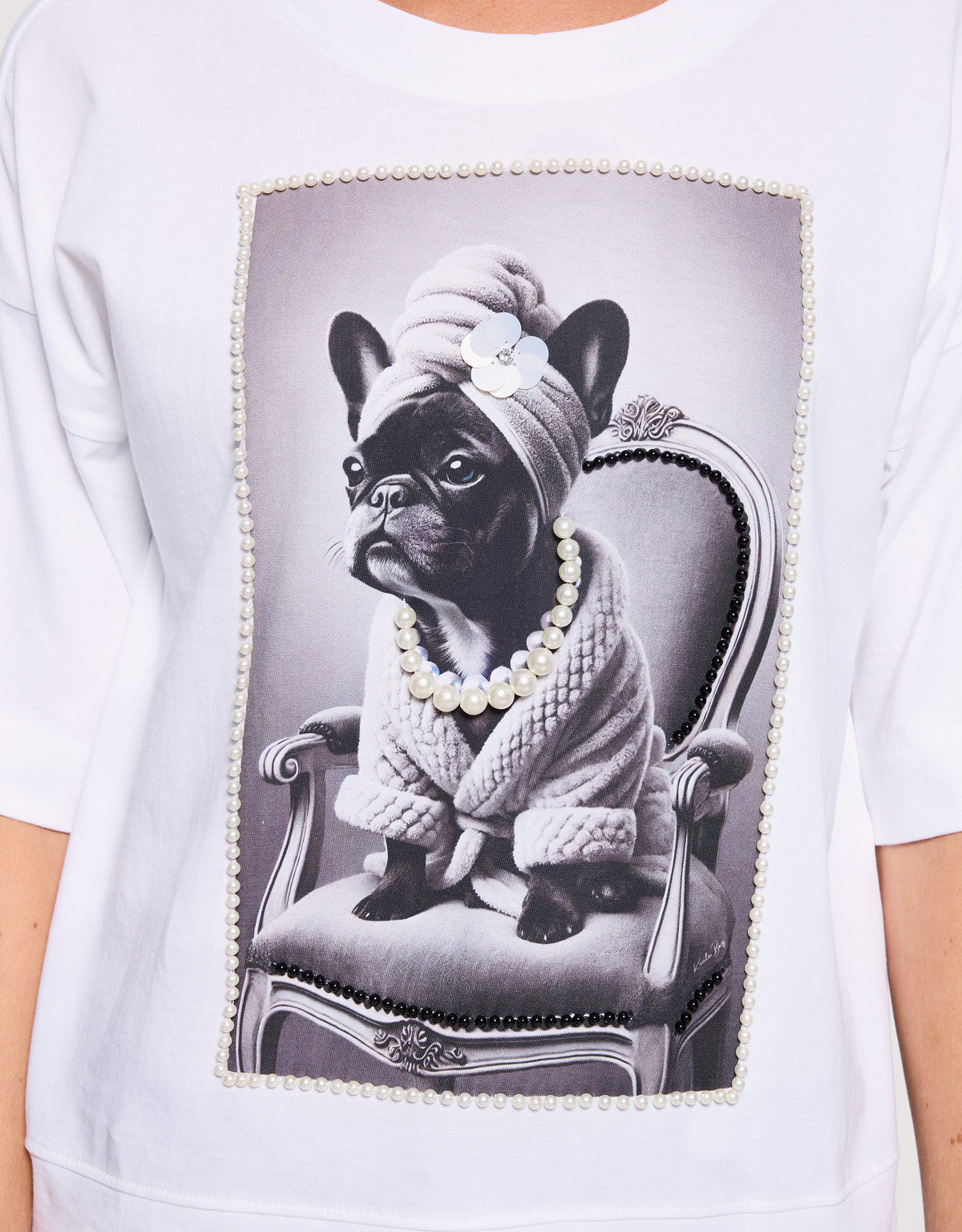 Camiseta Manga Corta Blanco - Dogy 5