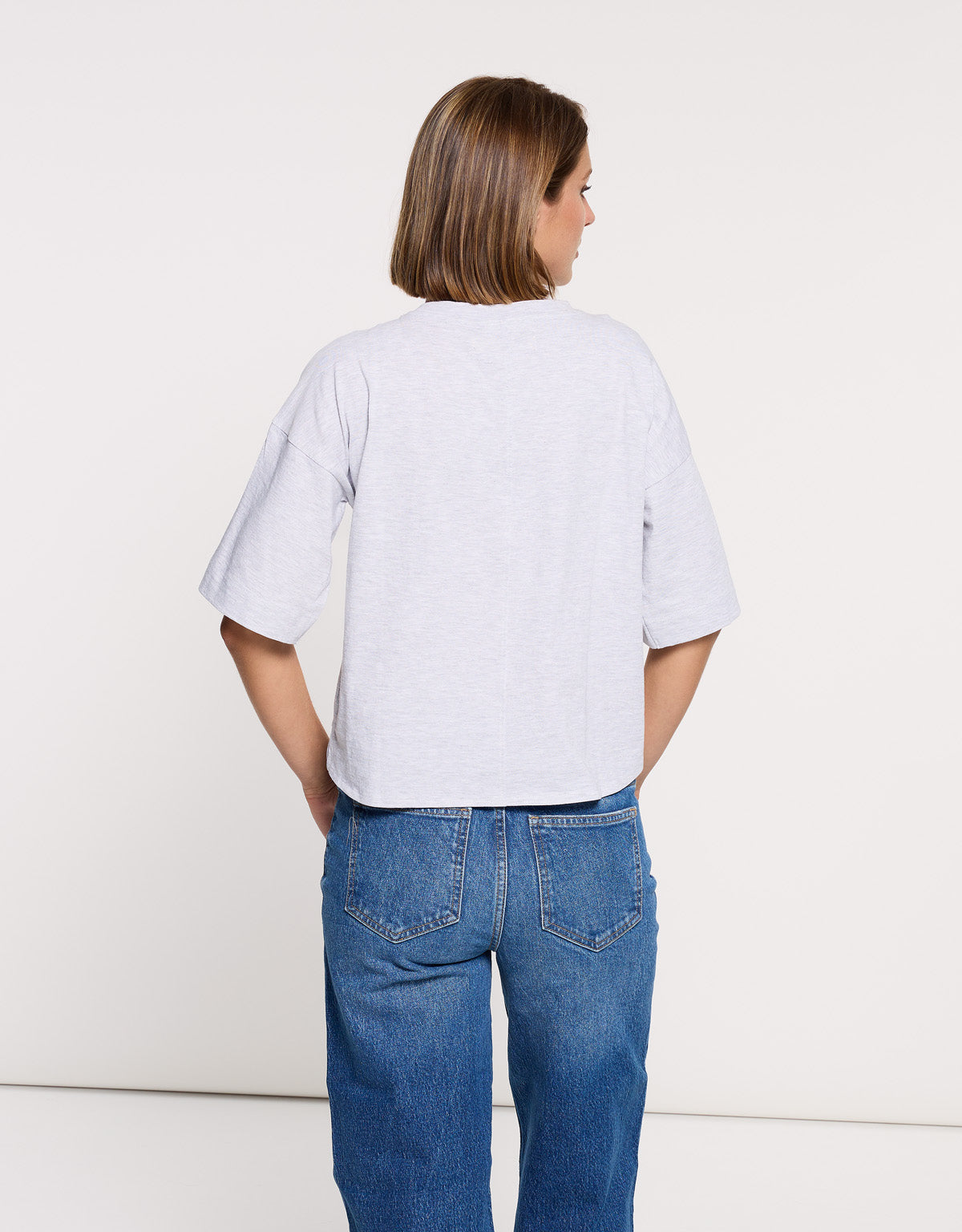 Camiseta Manga Corta Gris - Dogy 4