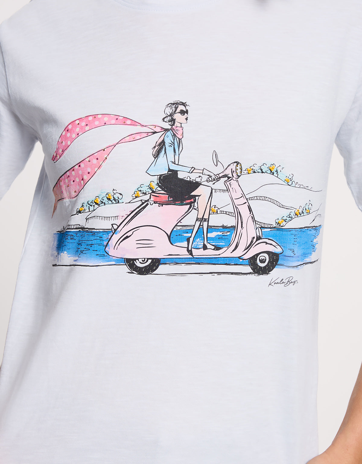 Camiseta Manga Corta Azul Claro - Motorito 6