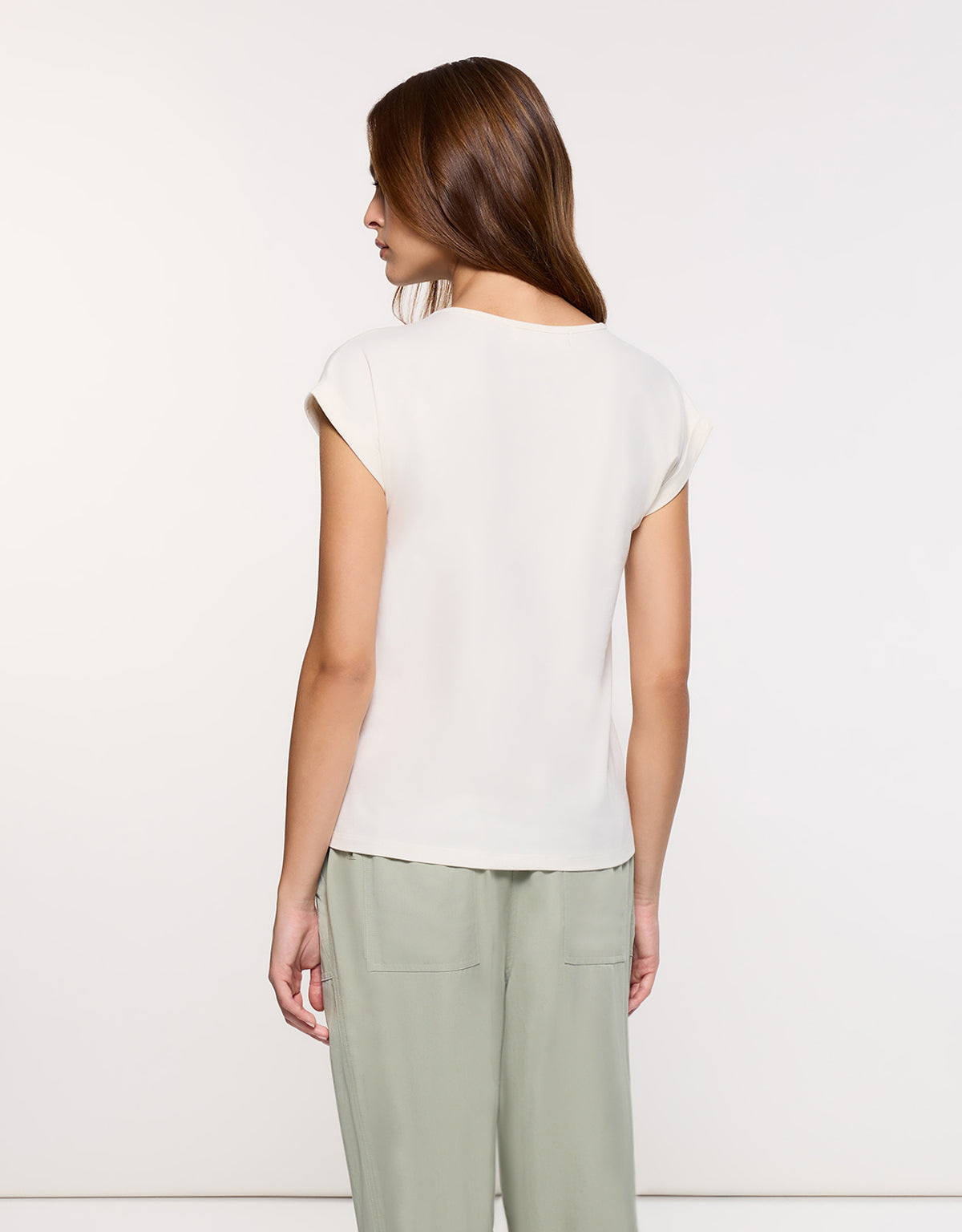 Camiseta Manga Corta Beige - Kalosa 4