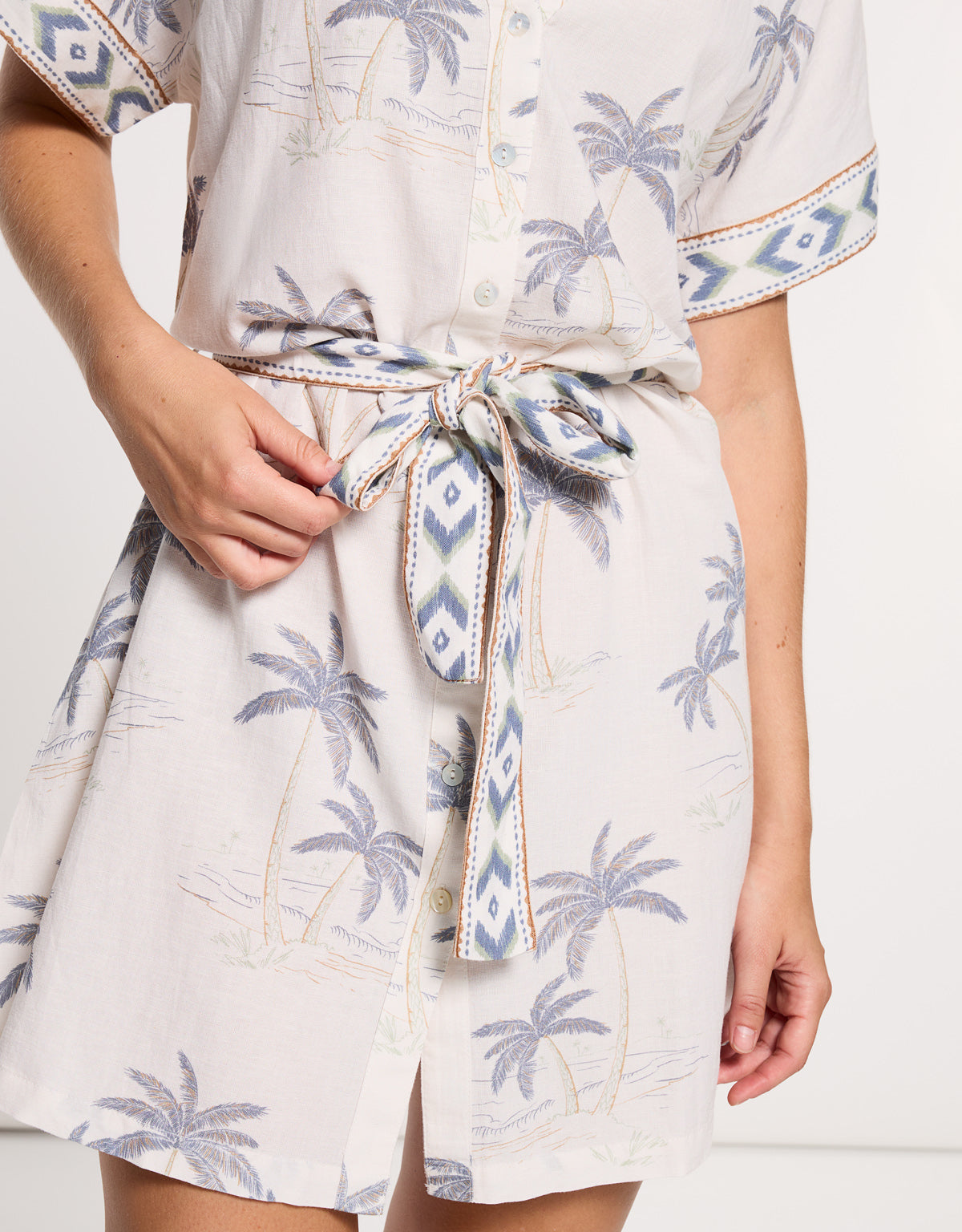 Vestido corto blanco - Jesain 6