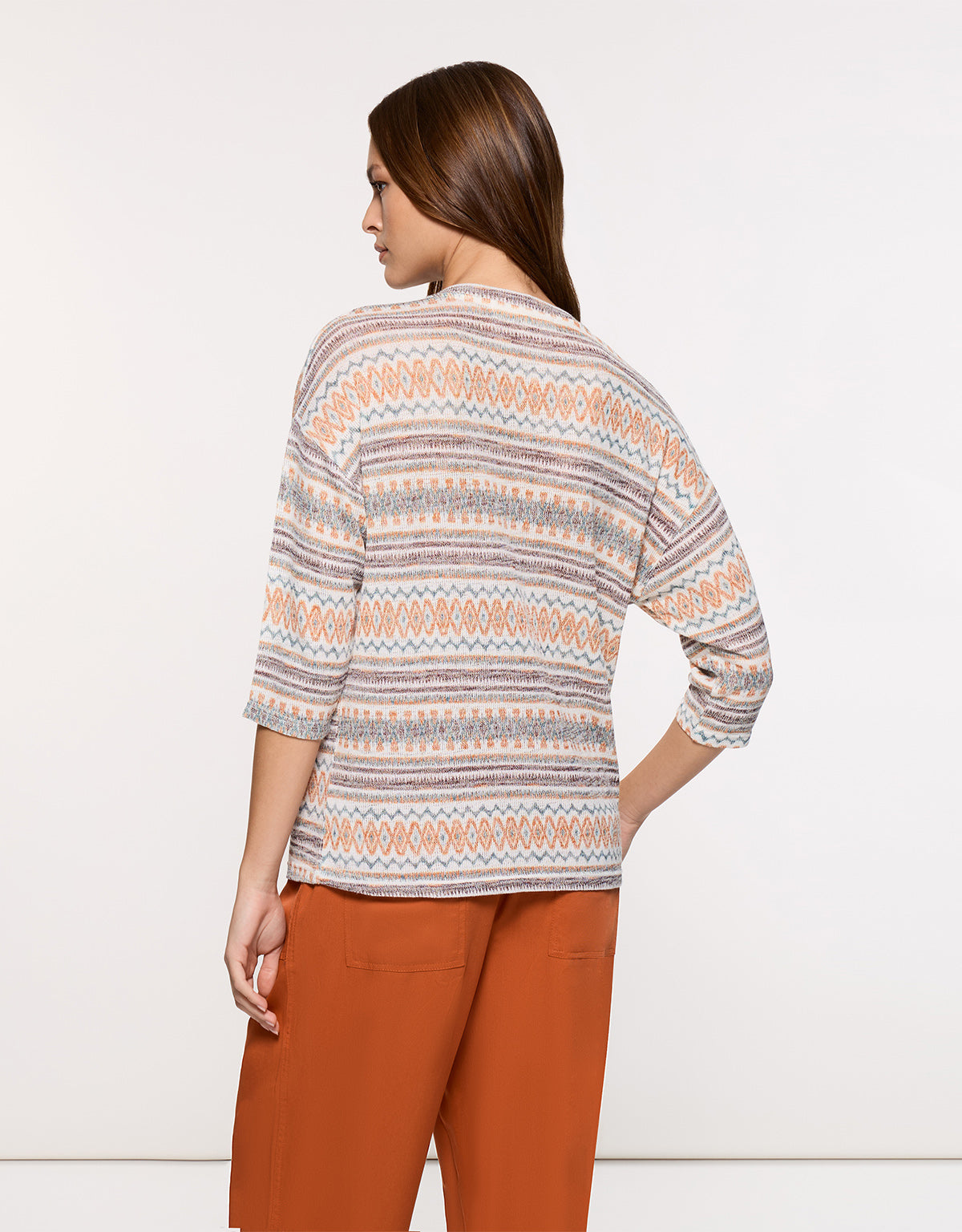 Camiseta Manga Larga Marrón - Arlie 4