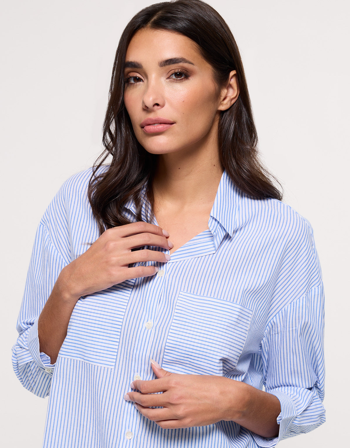 Camisa Manga Larga Azul - Brosabeat 2