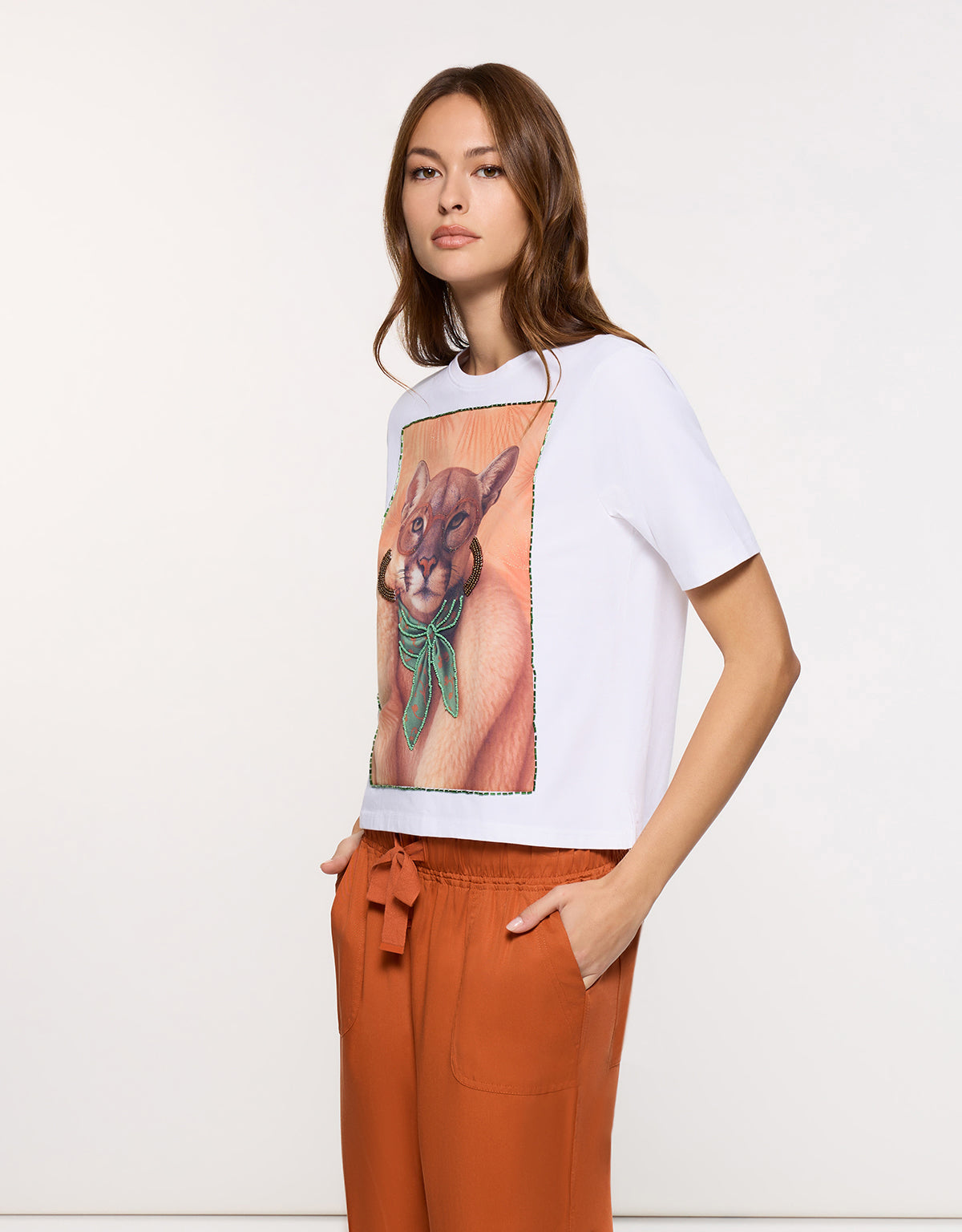 Camiseta Manga Corta Blanco - Tigralax 3