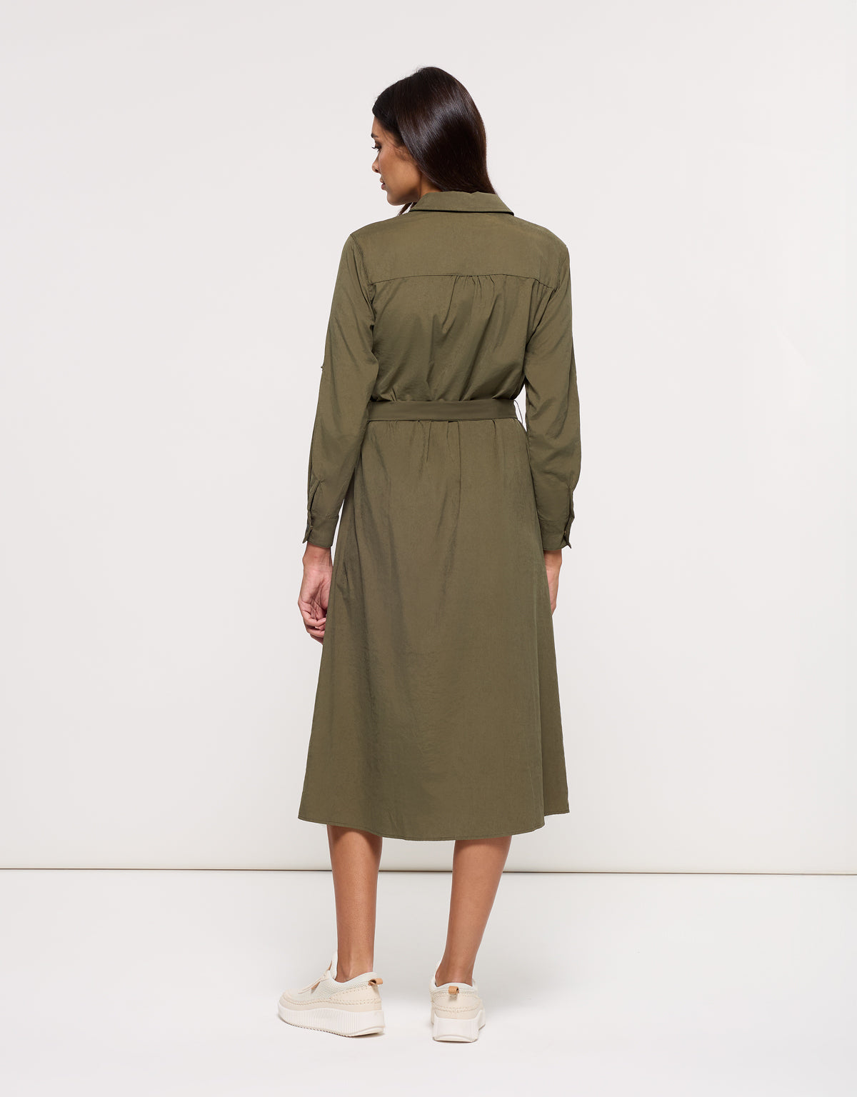 Vestido Midi Caqui - Veronico 4