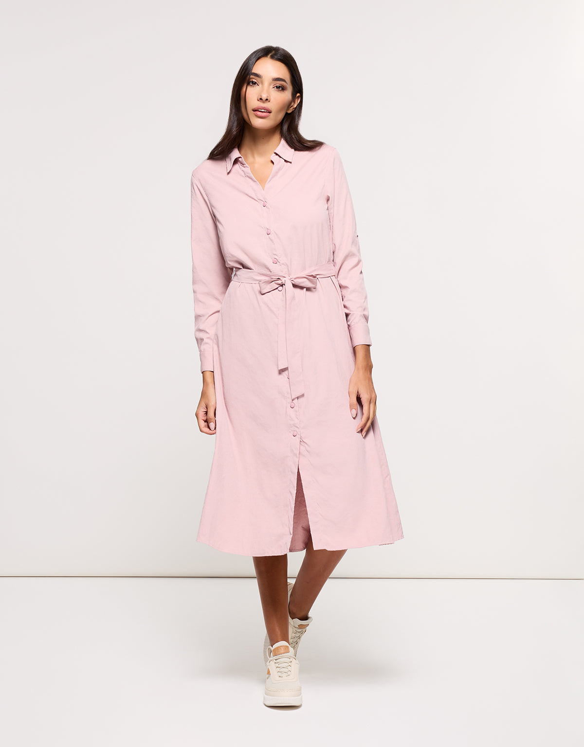 Vestido Midi Rosa Palo - Veronico 1