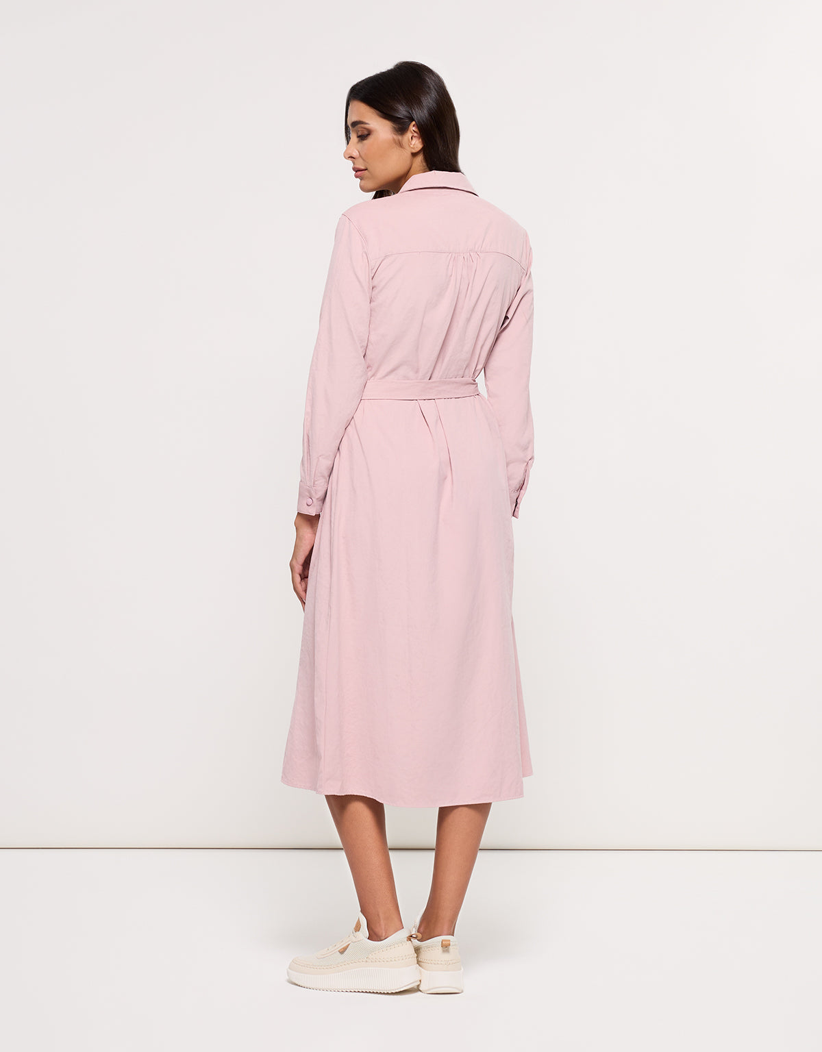 Vestido Midi Rosa Palo - Veronico 4