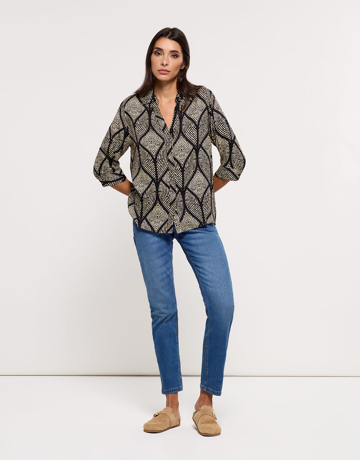 Camisa Manga Larga Negra - Arkine 7