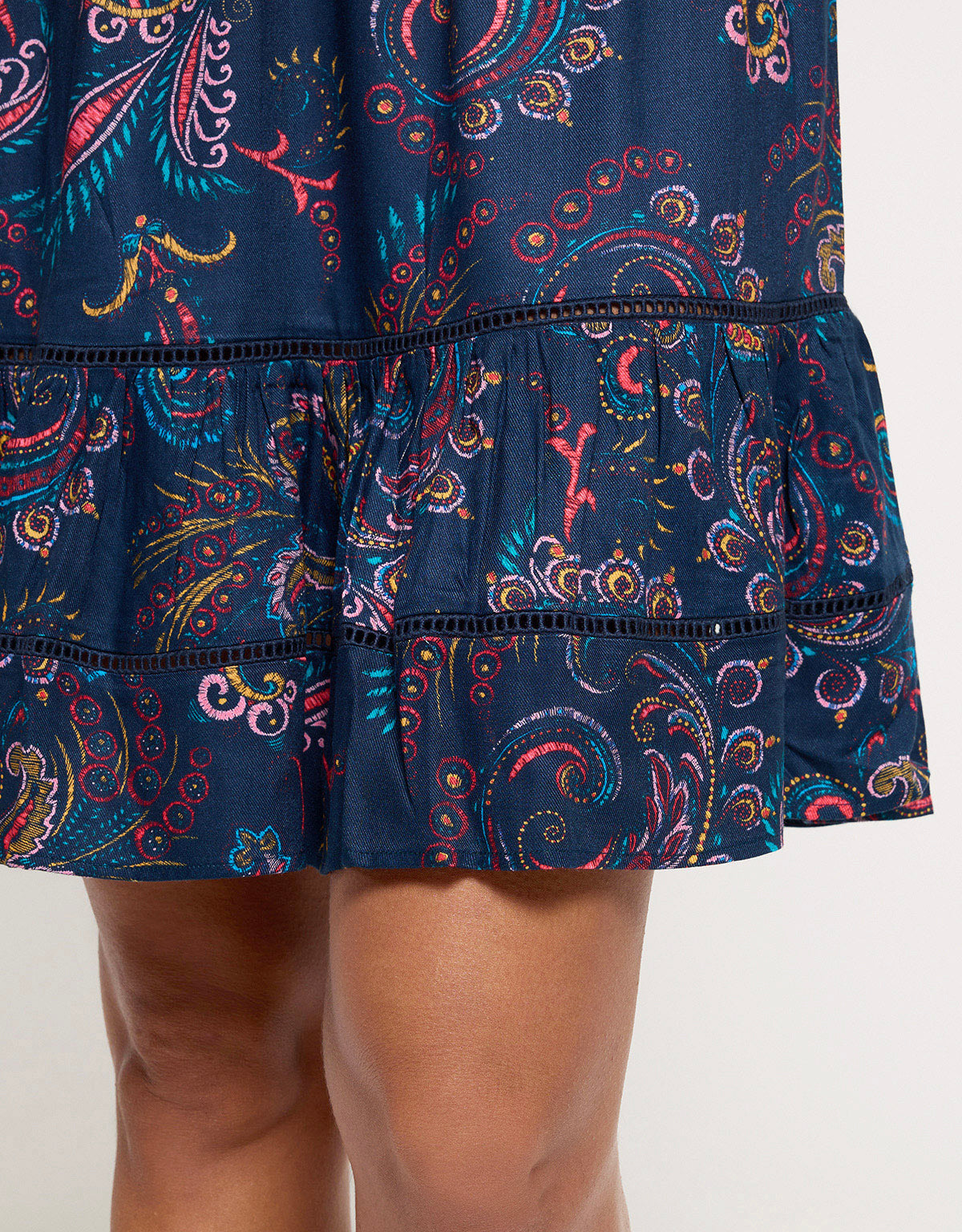 Vestido corto Azul Marino - Heridress 8