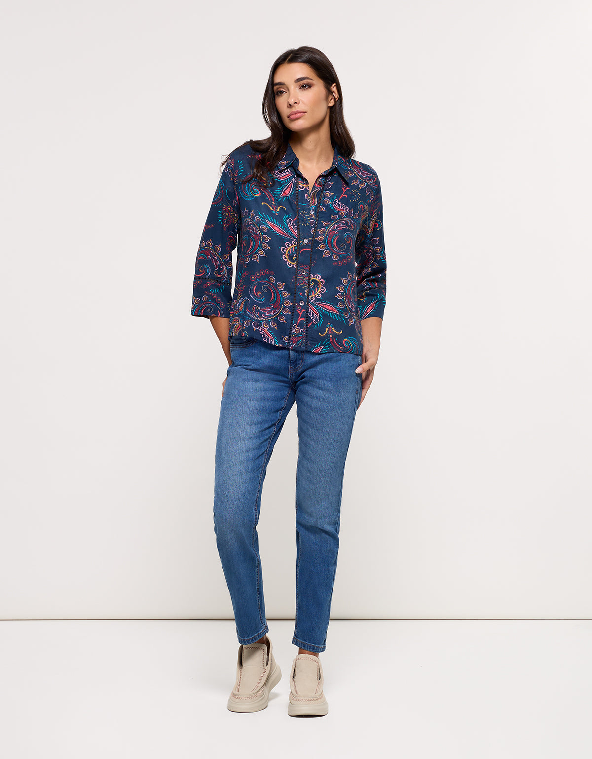 Camisa Manga Larga Azul Marino - Herisir 7