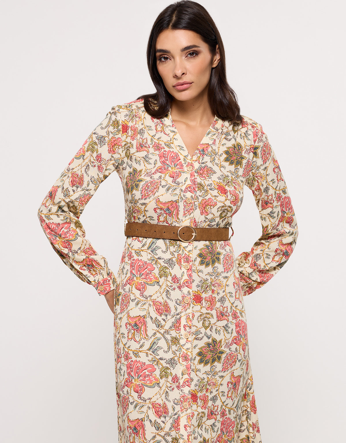 Vestido Largo Beige - Prita 2