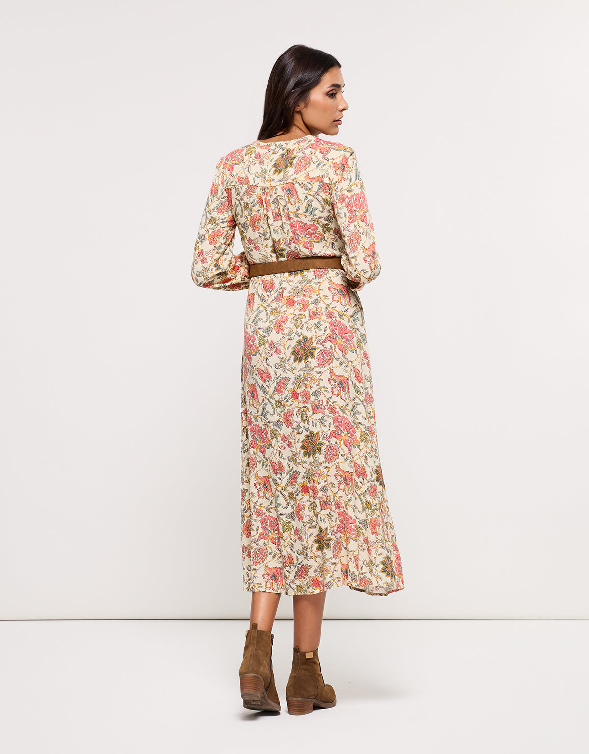 Vestido Largo Beige - Prita 4