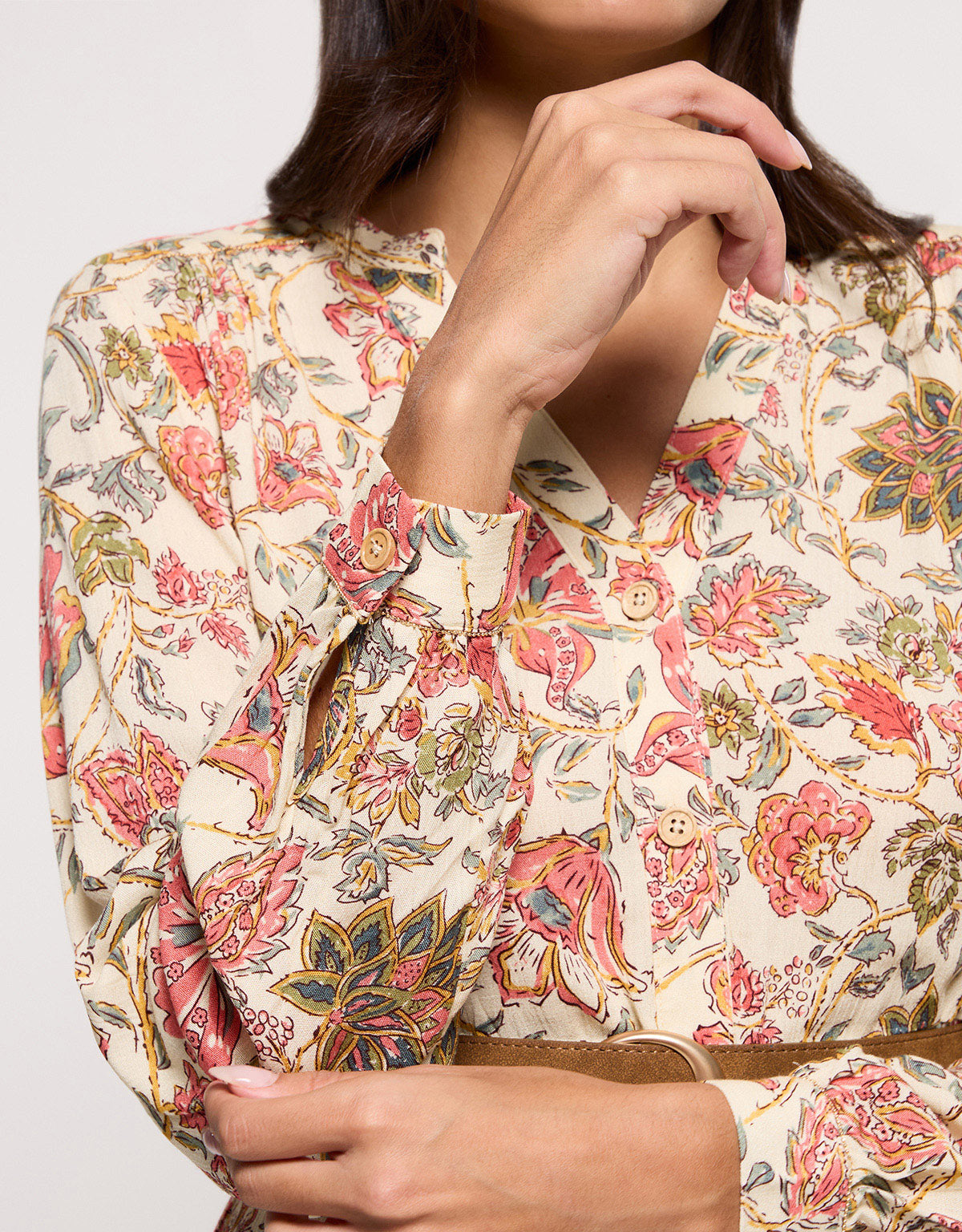 Vestido Largo Beige - Prita 5