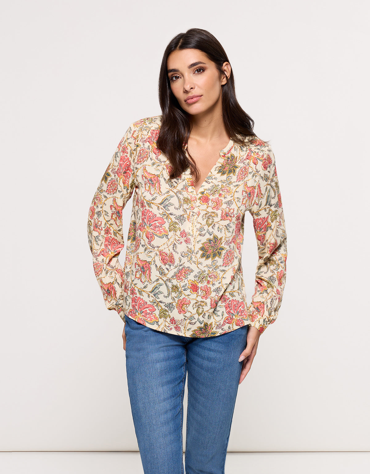 Camisa Manga Larga Beige - Prerit 1