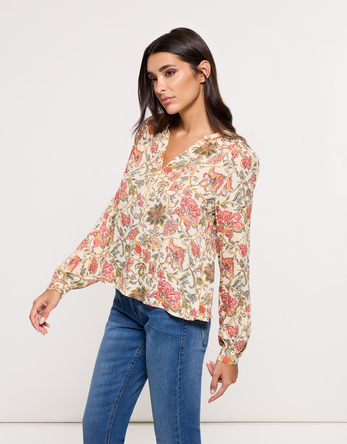 Camisa Manga Larga Beige - Prerit 3