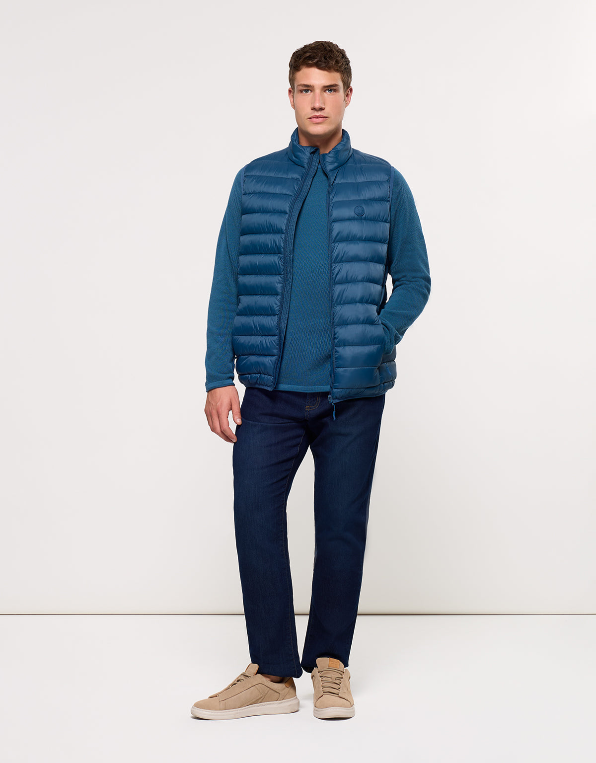 Blue Padded Gilet - Ninbo
