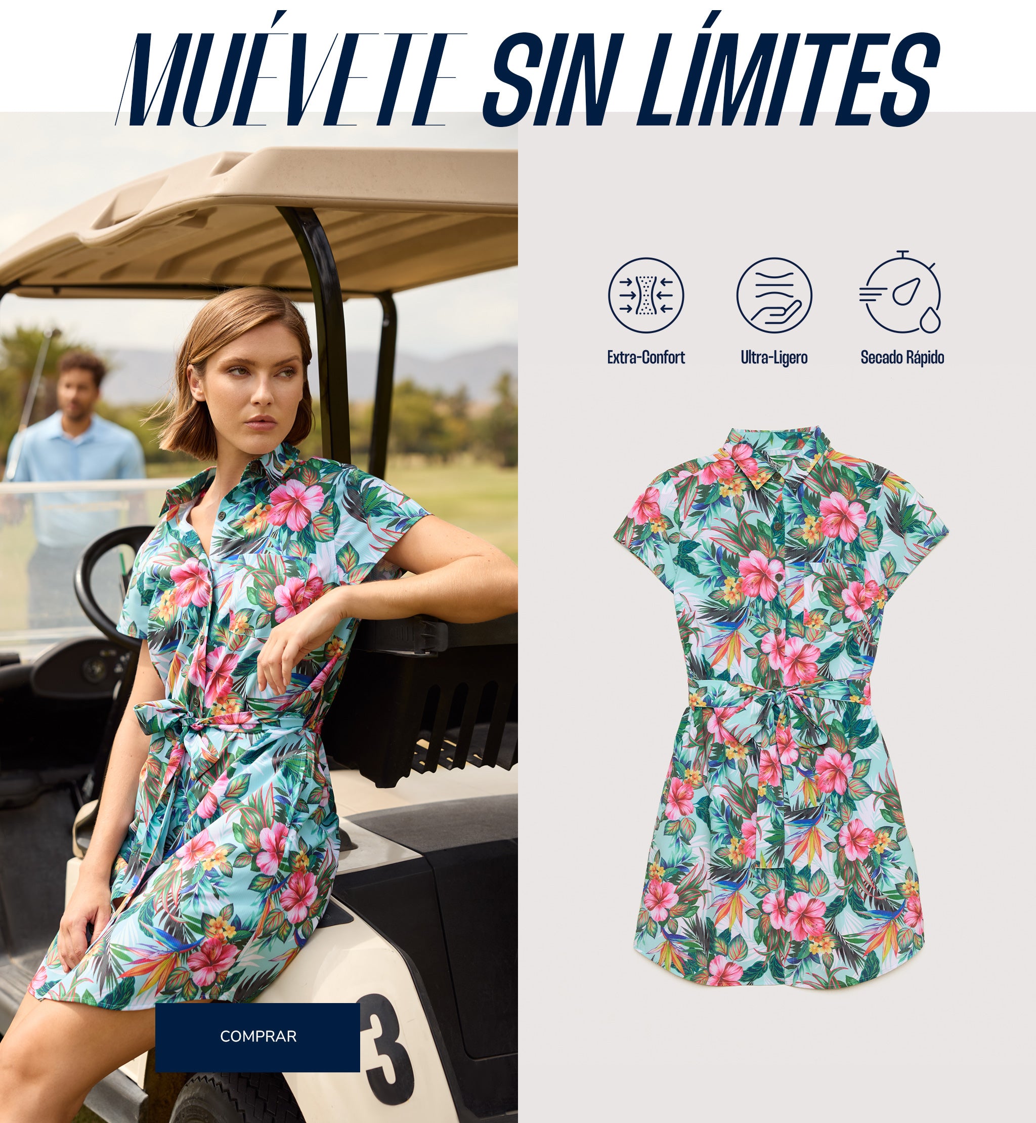 Banner Tech Bay25 para mujer con prendas cómodas e innovadoras