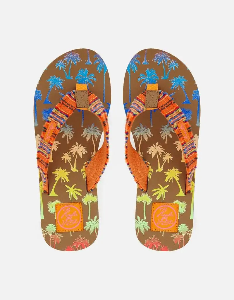 Chancla Dedo Palm Beach Naranja by Koala Bay