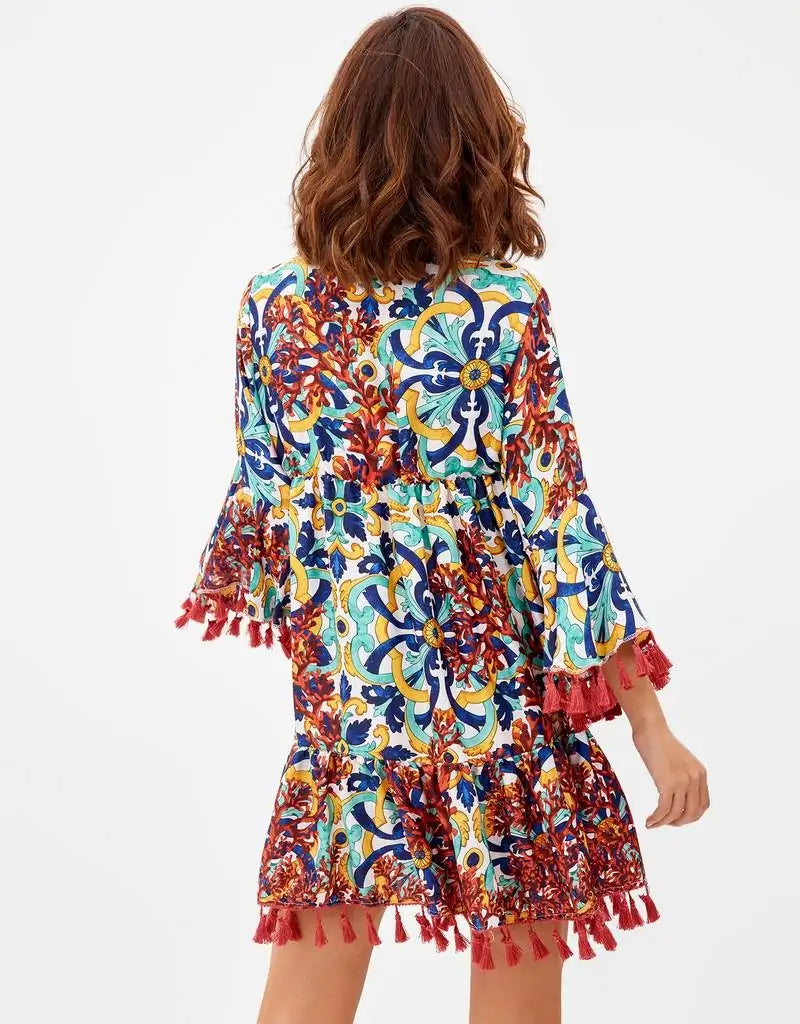 Vestido Corto San Vito Multicolor by Koala Bay